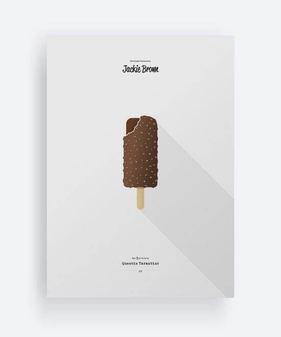 IceCream Tarantino »Jacke Brown« – Giclée Druck