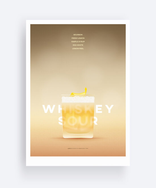 Whiskey Sour – Giclée Druck